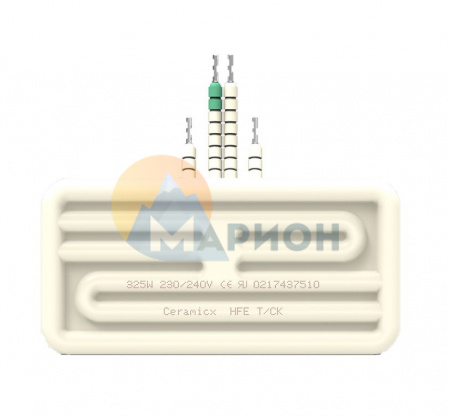 Керамический инфракрасный излучатель HFE 0.5 кВт/230 В; 122 × 60 мм; Провод 100 мм; с термопарой